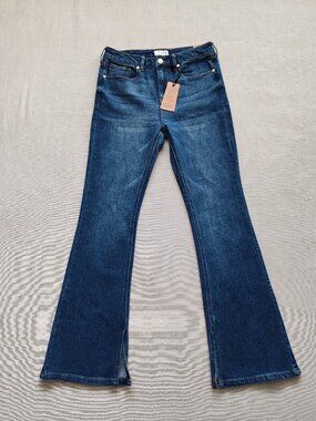 Sanctuary Denim Lyra Standard Rise Bootcut Jeans - Side Slit - Size 27